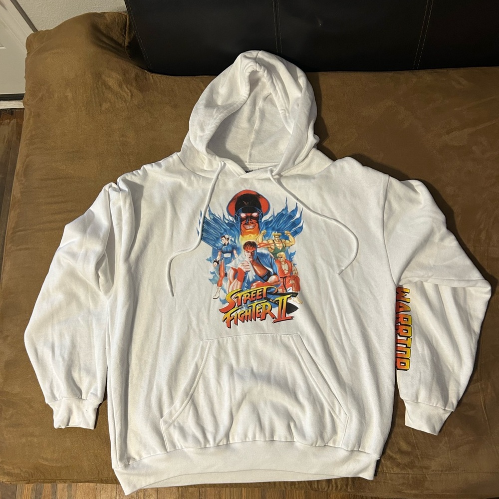 Street fighter II hoodie for men Large